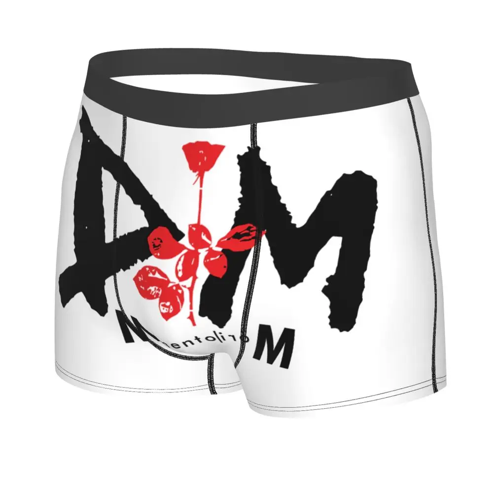 Custom Electronic Rock Depeche Cool Mode Boxers Shorts Men Briefs Underwear Cool Underpants
