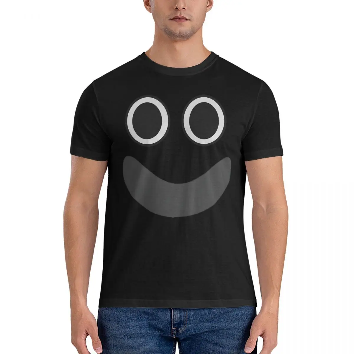 

Novelty KIDS T-Shirt Men Round Neck Cotton T Shirts Garten Of Banban Short Sleeve Tee Shirt Printing Tops