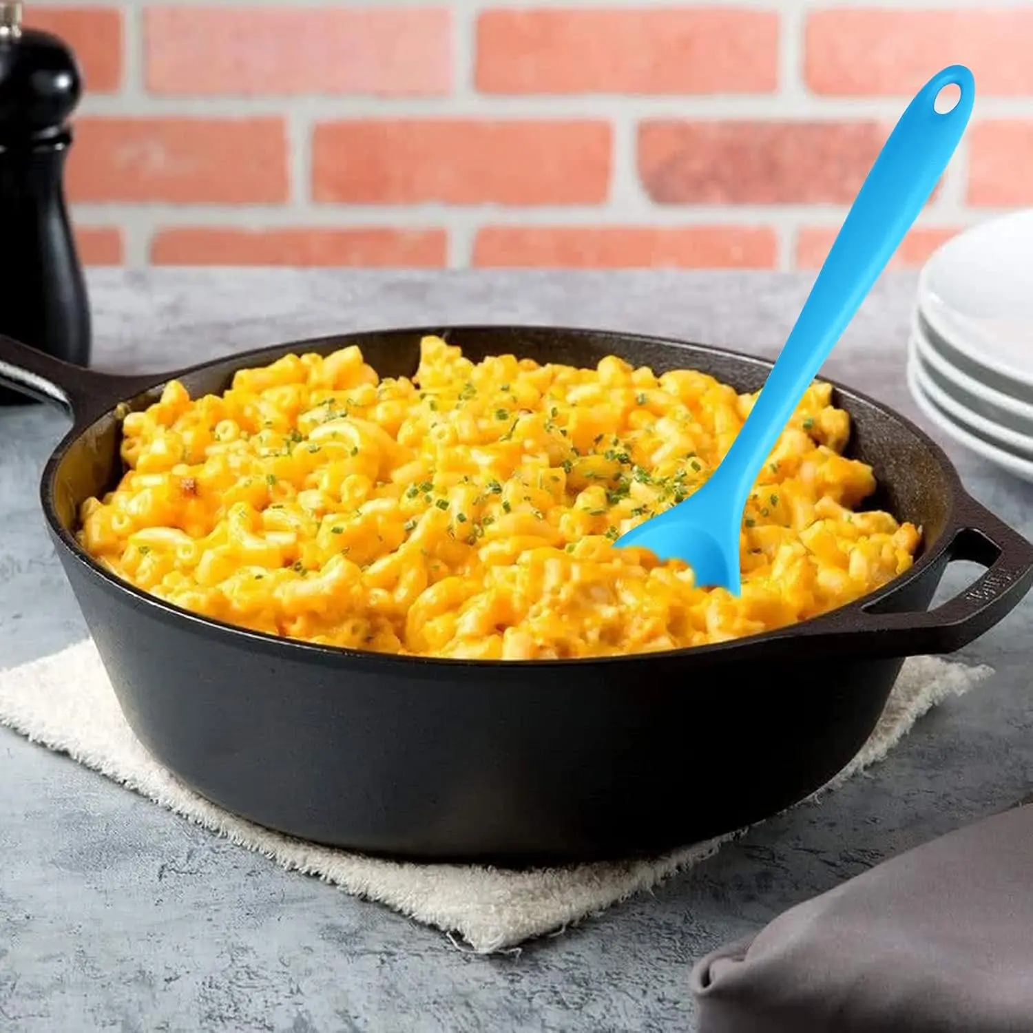 Stainless Steel Spoon Cutlery Set 4pcs silicone spoon cutlery Non-stick Kitchen Cooking Baking