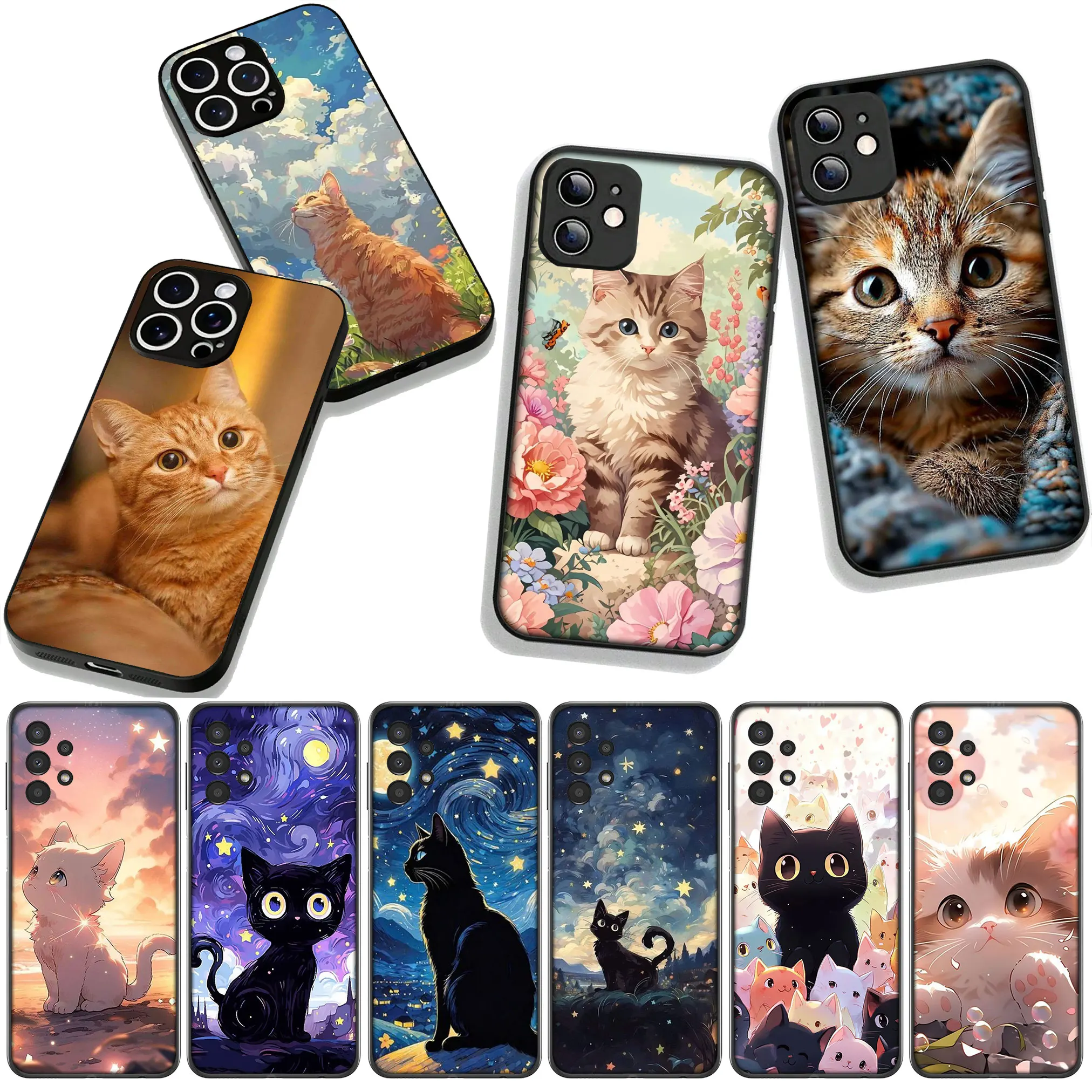 Kitten Cat Meow Wallpaper Phone Case Cover
