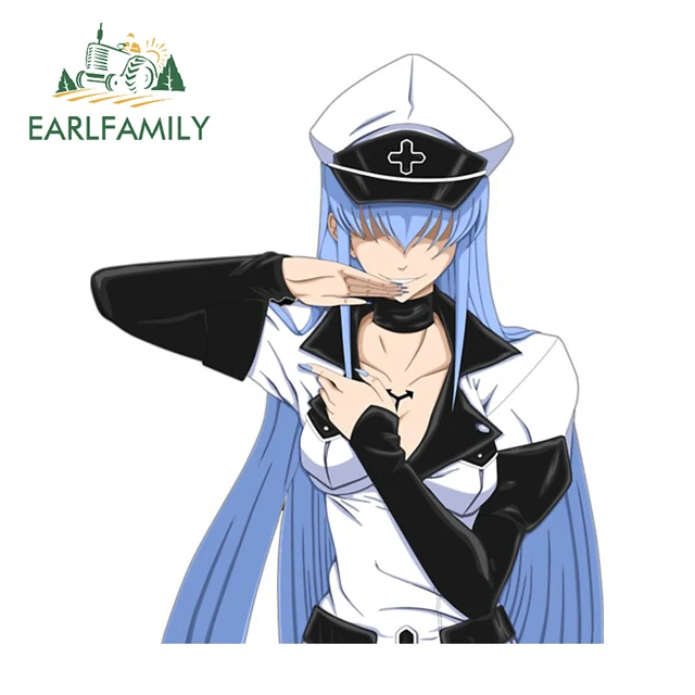 Esdeath V2 Akame Ga Kill Weatherproof Anime Sticker 6 Car Decal