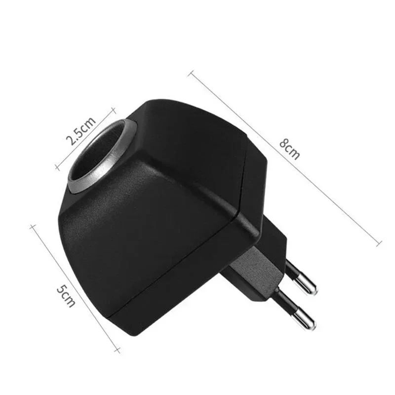 AC Adapter with Car Socket Auto Charger EU Plug 220V AC To 12V DC for Car Electronic Devices Auto Accessories Home Use - 4