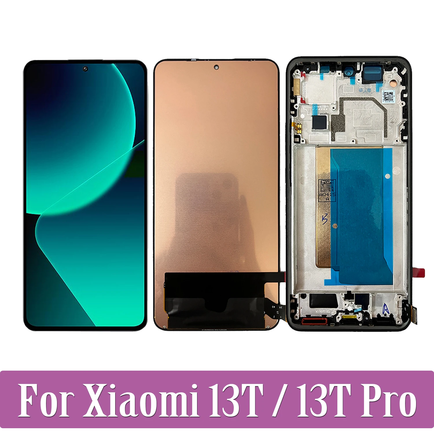 AMOLED For Xiaomi 13T Pro 2306EPN60G 23078PND5G LCD Display Touch Screen Digitizer Assembly For Xiaomi 13TPro LCD