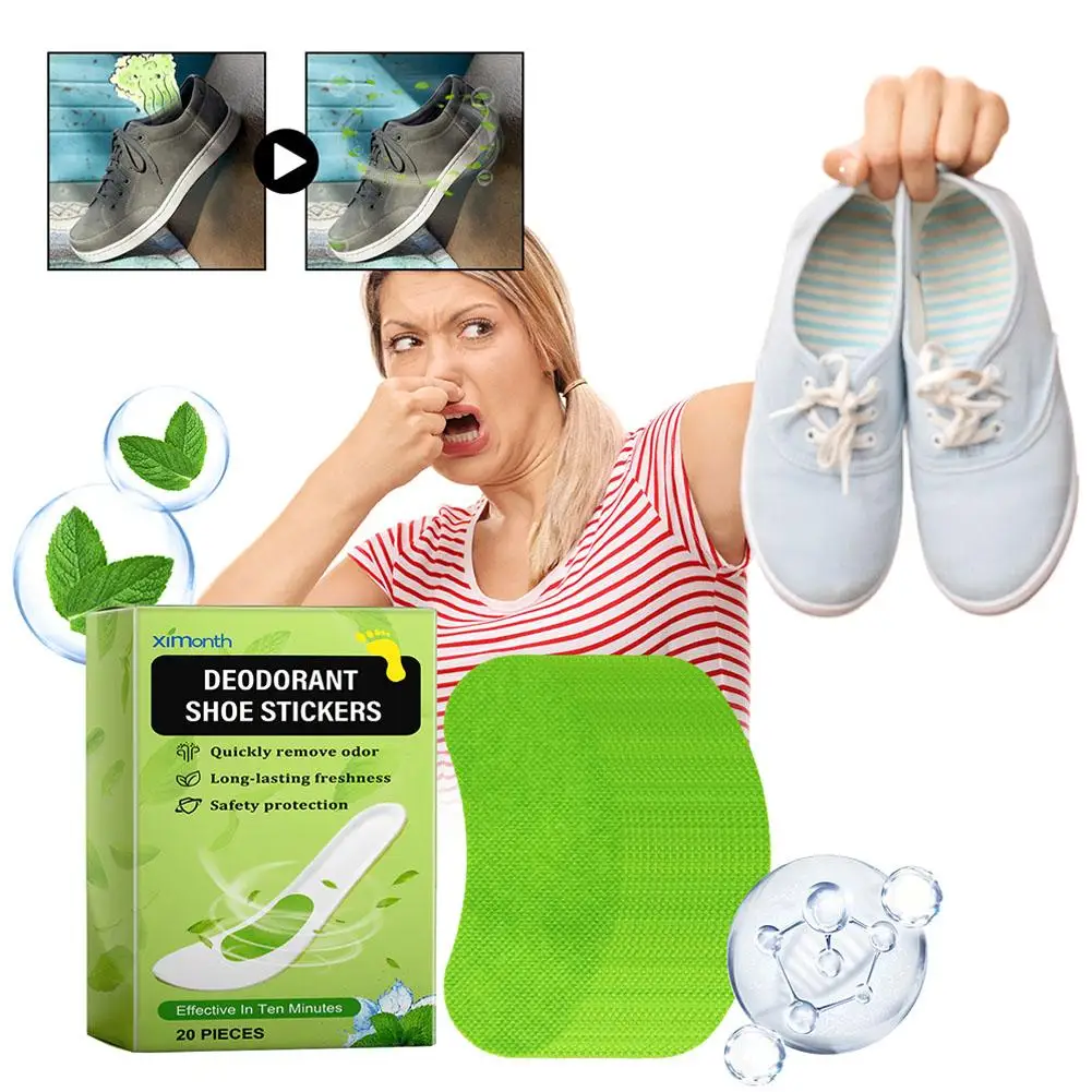 Shoe Deodorant Patch Smell Eliminator Odor Remover Invisible Long-Lasting Scent Patch Odor Absorb