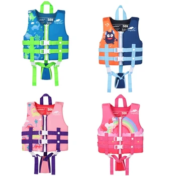 Children Water Sport Life Jacket Baby Swimming Drifting Jacket Buoyancy Kid Learn to Swim Boating Safety Lifeguard Vest 1