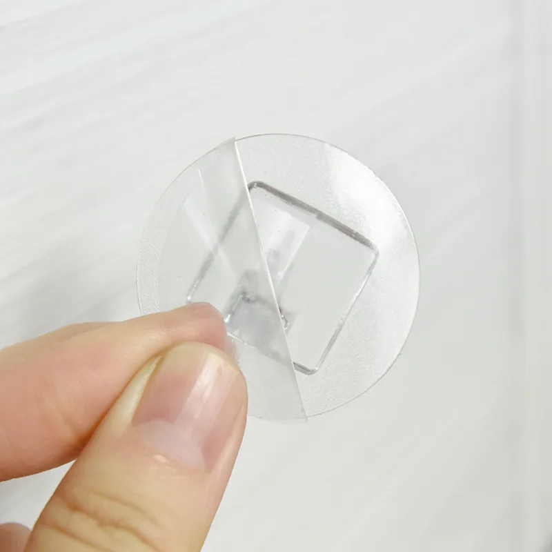 5PC Acrylic Horn Hook Strong Self-adhesive Horn Transparent Hook Behind The Door Bedroom Punch-free Porta Gorras Pared