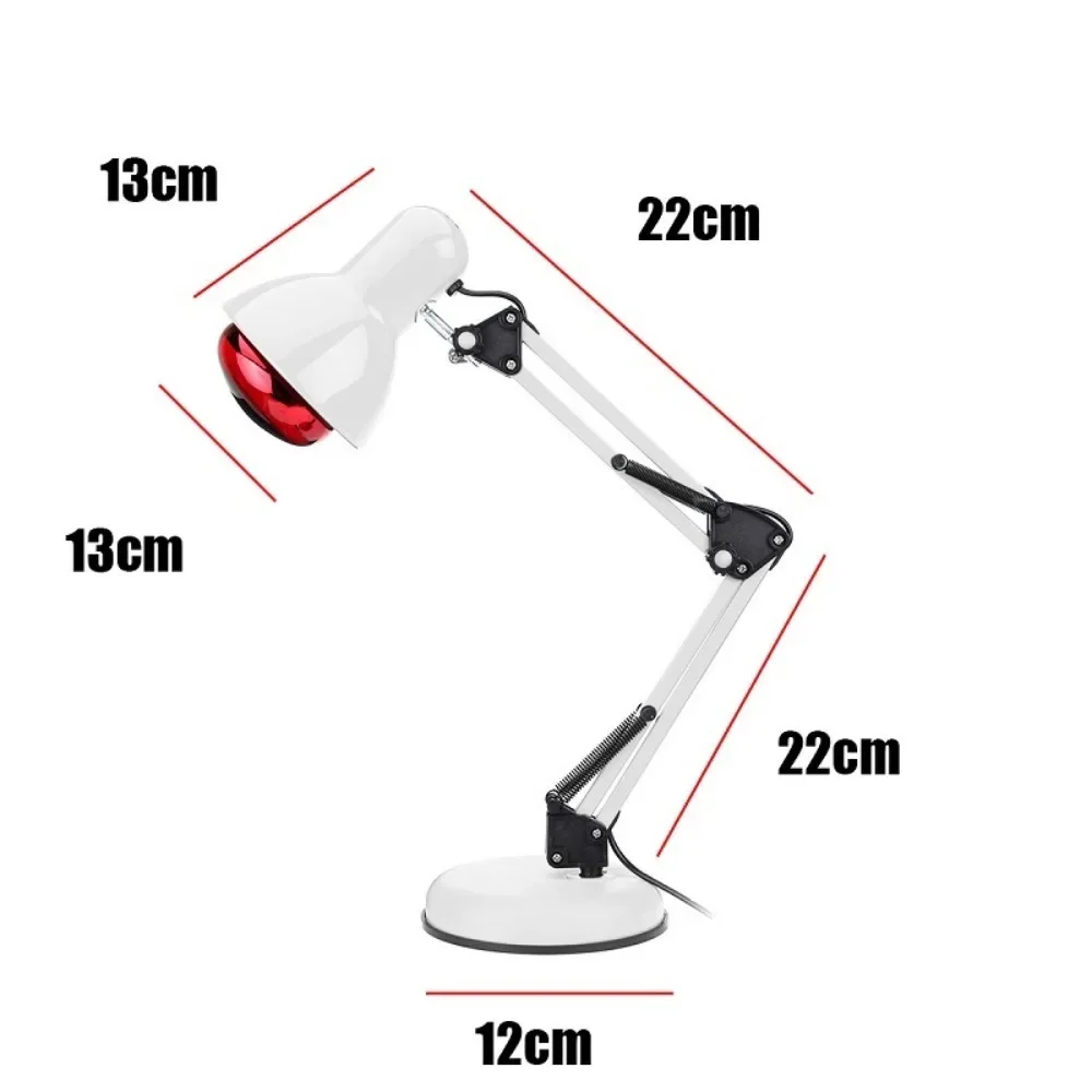 150W Infrarood Verwarming Fysiotherapie Lamp Voor Reuma, Pijnverlichting Schoonheid Infrarood Verwarming Fysiotherapie Lamp 110-220V