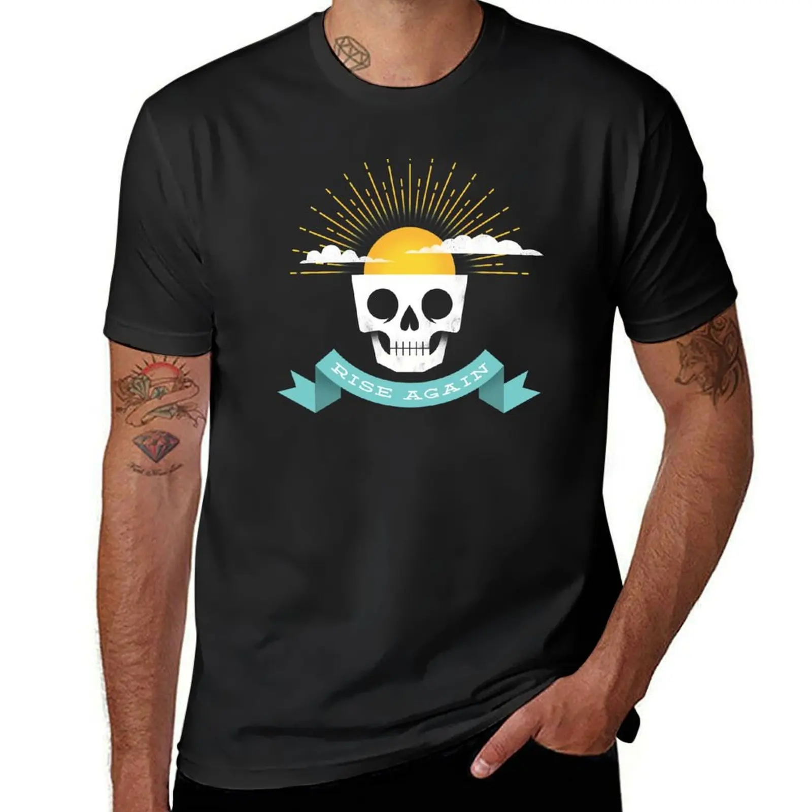 

Rise again T-Shirt shirts graphic tees quick drying vintage mens t shirt