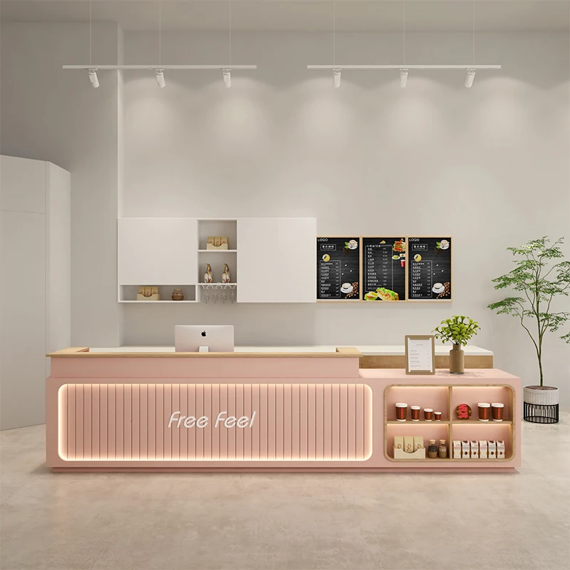 Рисунок 3 - Простые современные информационные столы для ресепшн