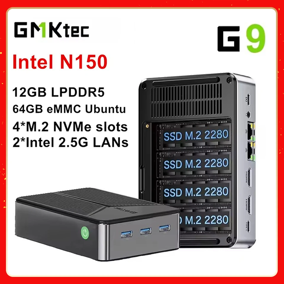 GMKtec G9 Intel N150 12GB+64GBEMMC 【公式通販】