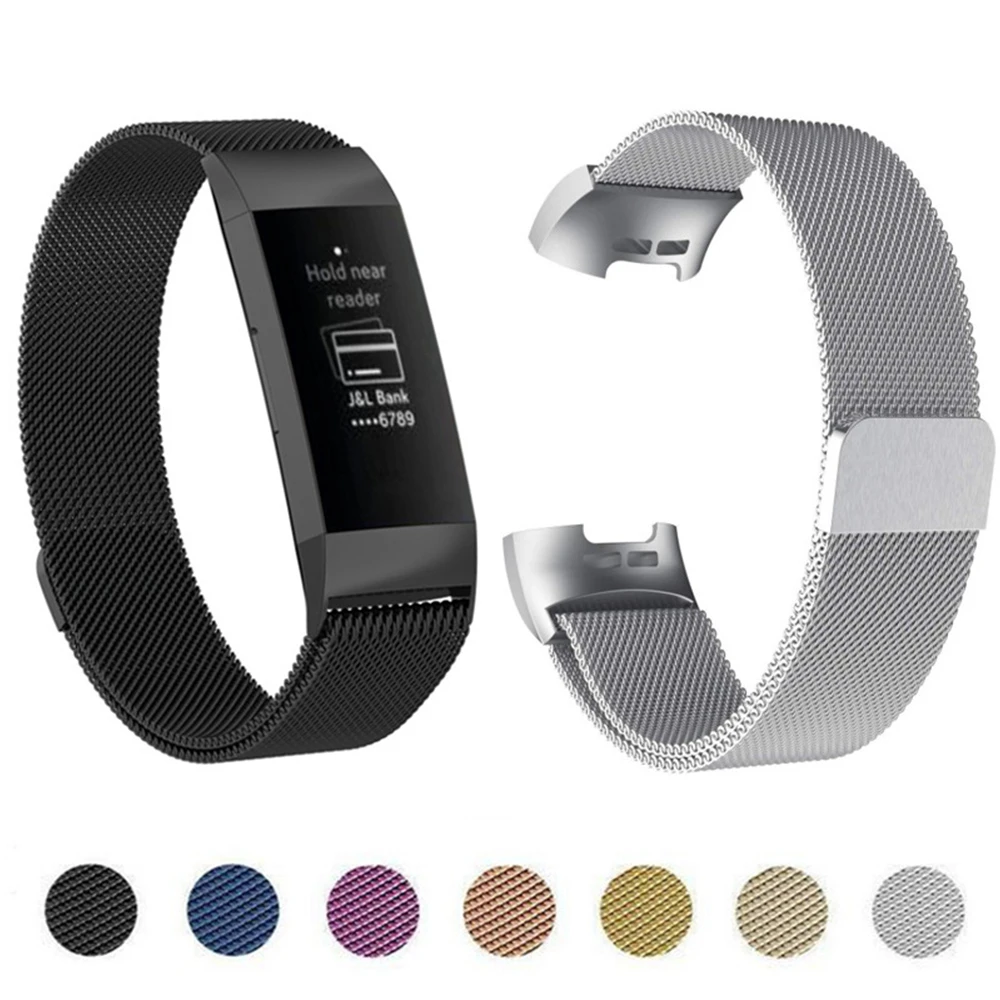 Fitbit Charge 5 Stainless Steel Bracelet Metal Band Fitbit