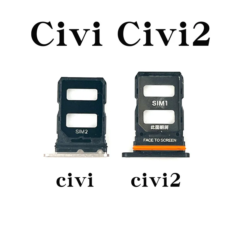 

SIM Tray Holder Card Reader Slot Adapter For Xiaomi Civi Civi2 Civi 1S
