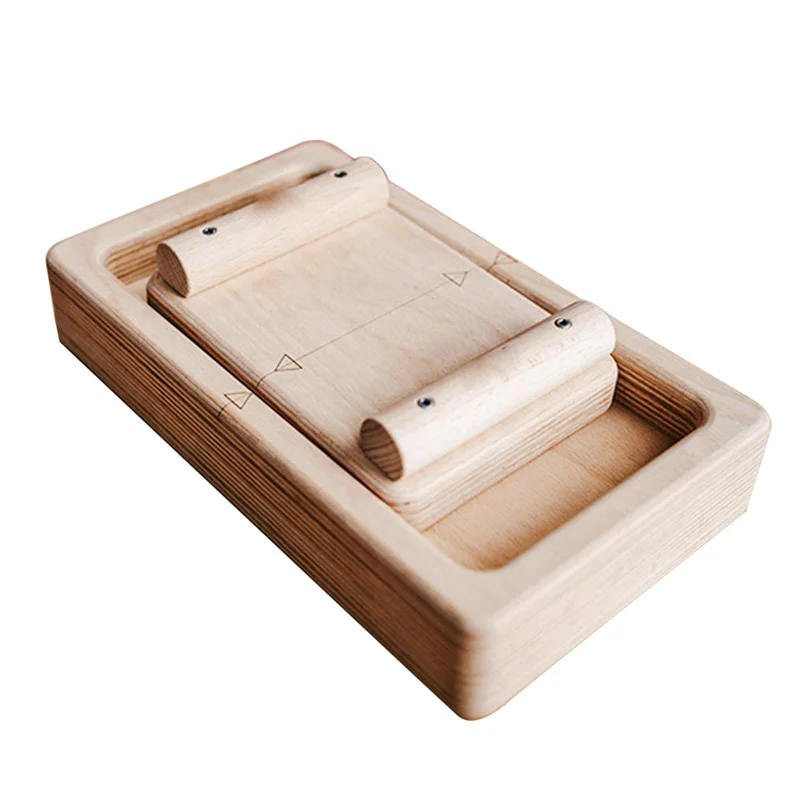 ELOS-Finger Exerciser, Wooden Finger And Wrist Trainer, Interactive Finger Wrist Competition Board, Tug Of War For Climber