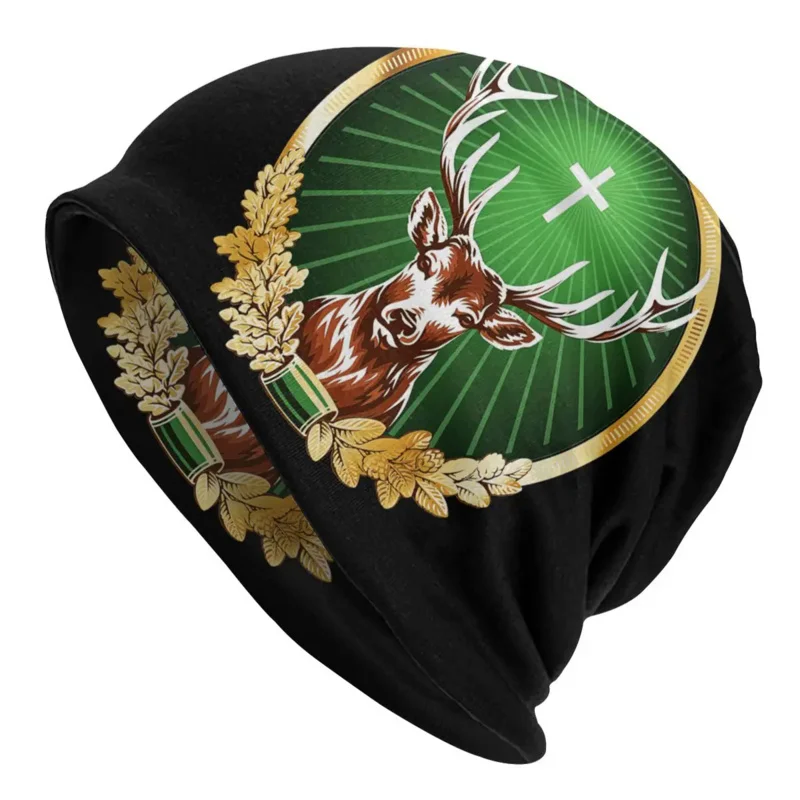 

Jagermeister Logo Bonnet Femme Cool Knit Hat For Men Women Autumn Winter Warm Skullies Beanies Caps