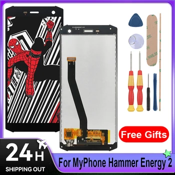Display LCD + Touch Screen Completo per MyPhone Hammer Energy 2, Parti di Ricambio per Telefoni Cellulari con Strumenti