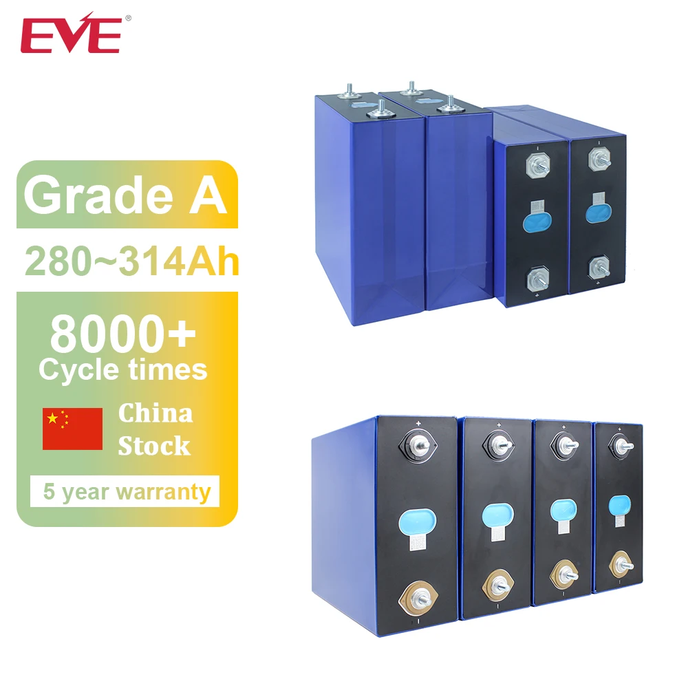 EVELifepo43,2В280Ач304Ач314Ачаккумуляторныебатареи4-16шт.оригинальныйэлементклассаАдляисточникапитаниясолнечнойсистемы-AliExpress44