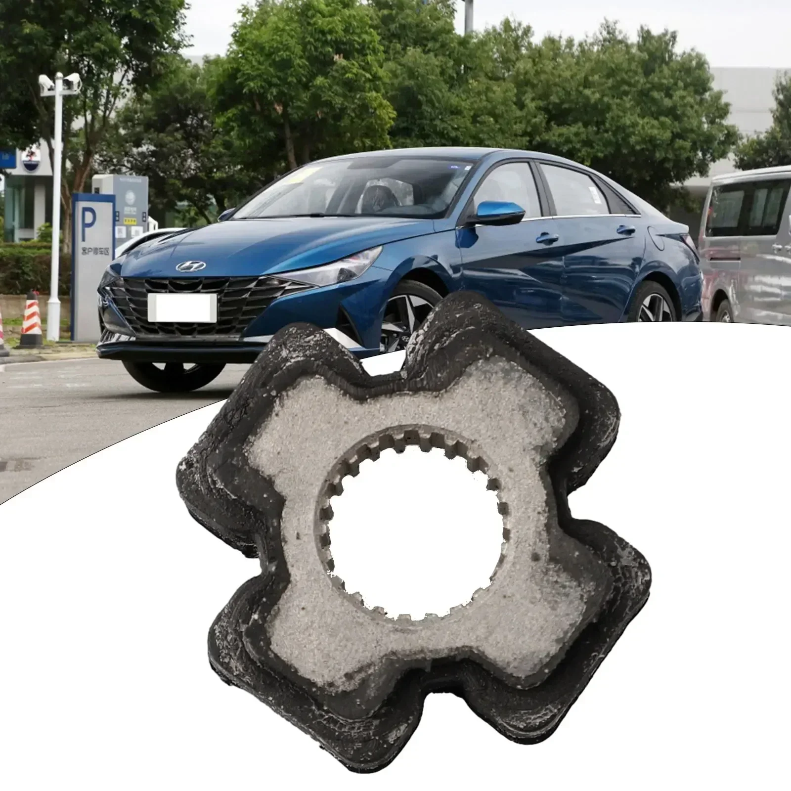 2 Giunti Sterzo Flessibili In Gomma | Accoppiatore Piantone Sterzo Compatibile Con Hyundai (Sonata, Santa Fe) E Kia (Soul, Optima)