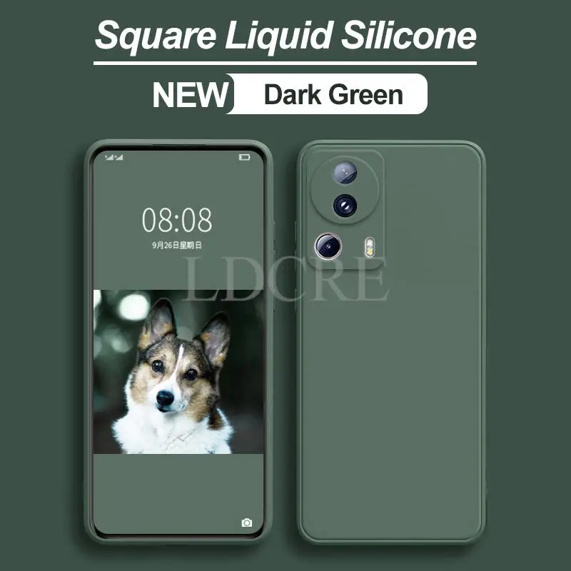 Xiaomi 13 Lite Liquid Silicone Protective Phone Case - TPU Rubber Coque Cover