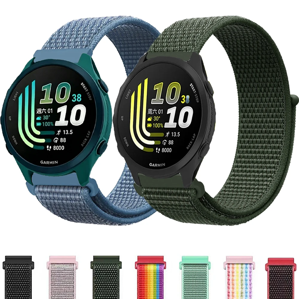 Comfortable Nylon Wristband for Smartwatches - 22mm & 20mm Sizes