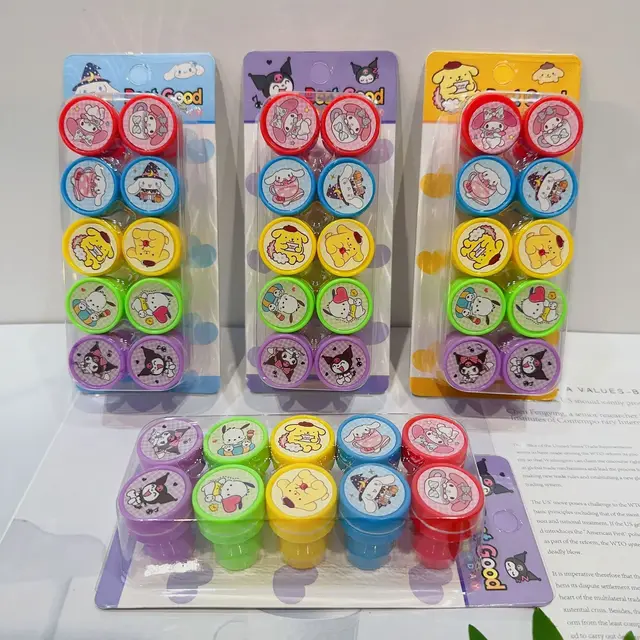 selos Sanrio auto-entintados para expressão artística e coleção