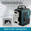 Makita 3D-4D 16 Lines High-precision 360°  Horizontal Vertical Green Laser Level  Wall Mounted Portable Electric Tools 3