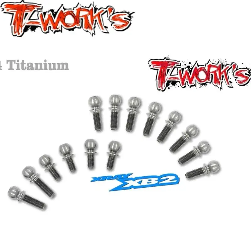 

Original T works TP-042 64 Titanium Ball End set For Xray XB2 Rc part