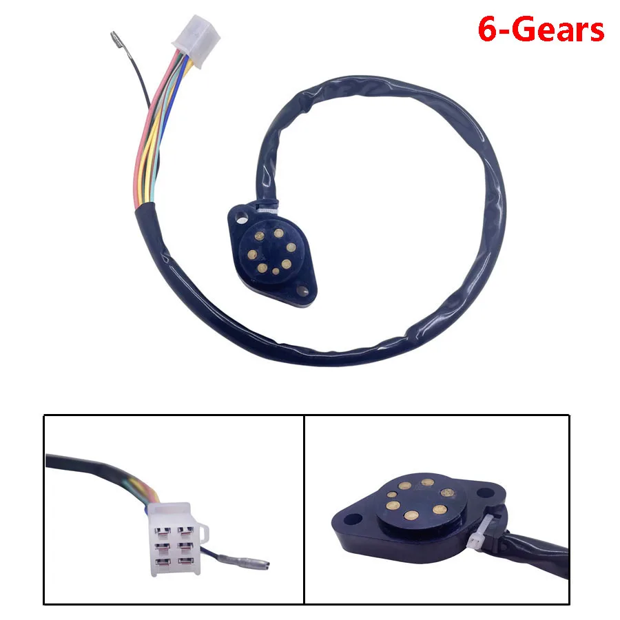 

6-Gears Motorcycle Gear Position Sensor Motorbike Gear Indicator Shift Sensor For Suzuki GS125 GN125 GS500E SV650 K1