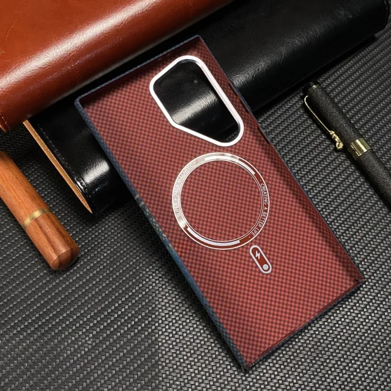 ELVEV Luxury Carbon Fiber Kevlar Pattern Protective Phone Case