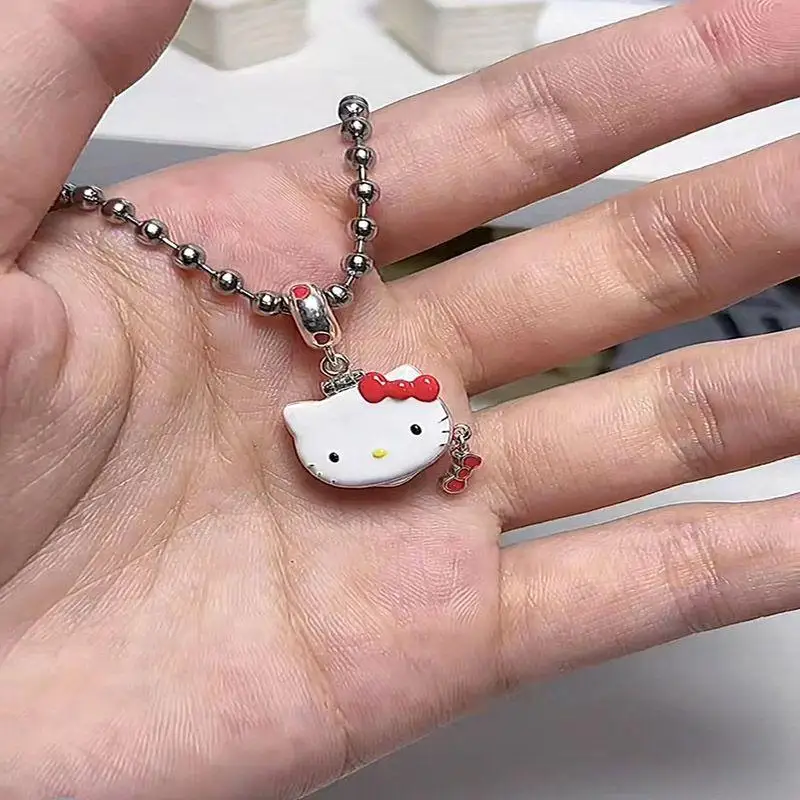 

Hello Kitty Sanrio плюшевый милый мультяшный милый маленький мобильный телефон открывается кулон ожерелье аниме плюшевые игрушки для девочек подарок на день рождения