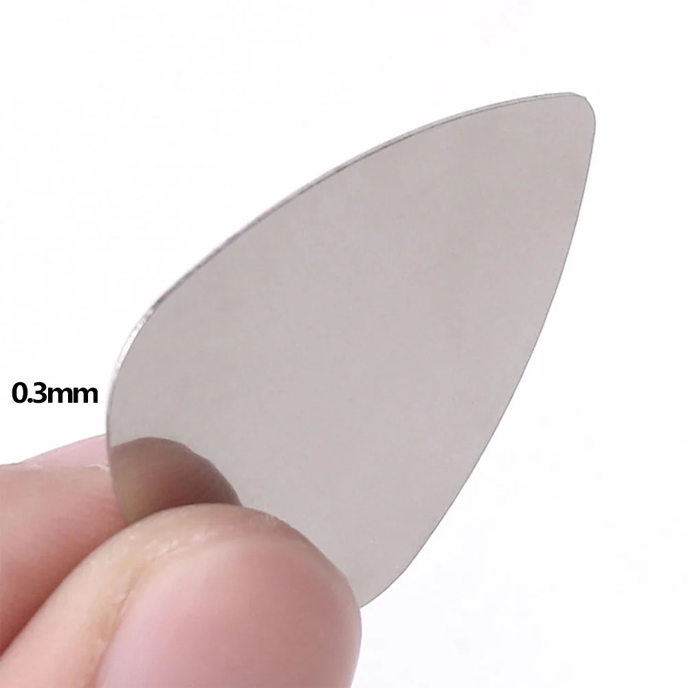 

20pcs 0.3mm Stainless Steel Guitar Picks Guitar Parts Accessories For Electric Guitar Acoustic Guitar Model Guitar Bass Ukulele