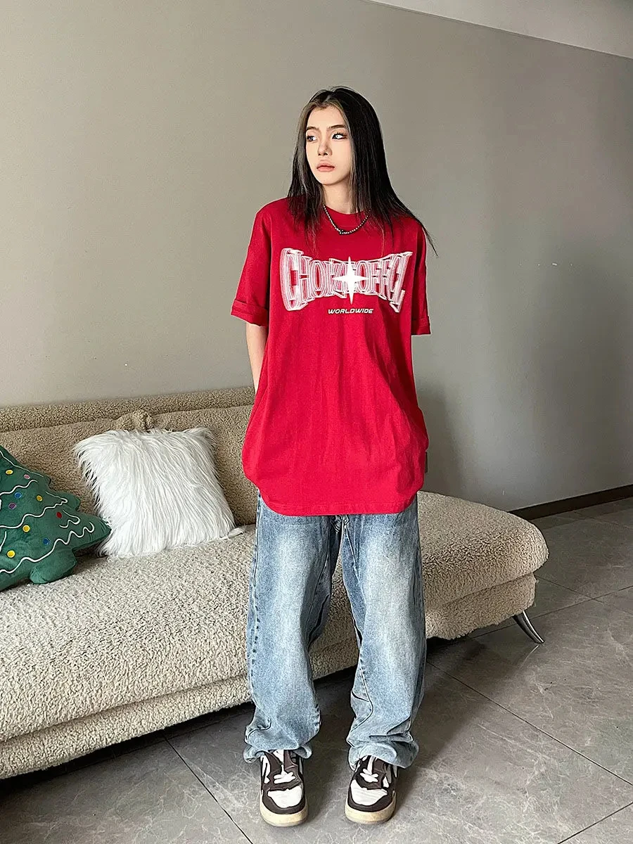 Y2K Korean Vintage Streetwear Star Kpop Acubi Harajuku Egirl