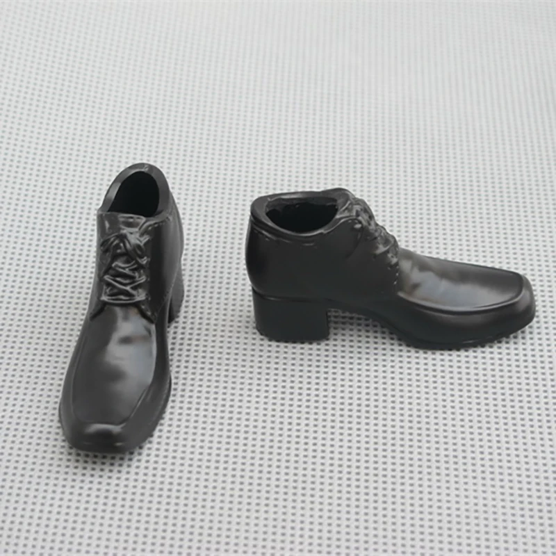 1/6 Scale Male Soldier Square Toe Shoes Model Can Be Worn With Suits ...