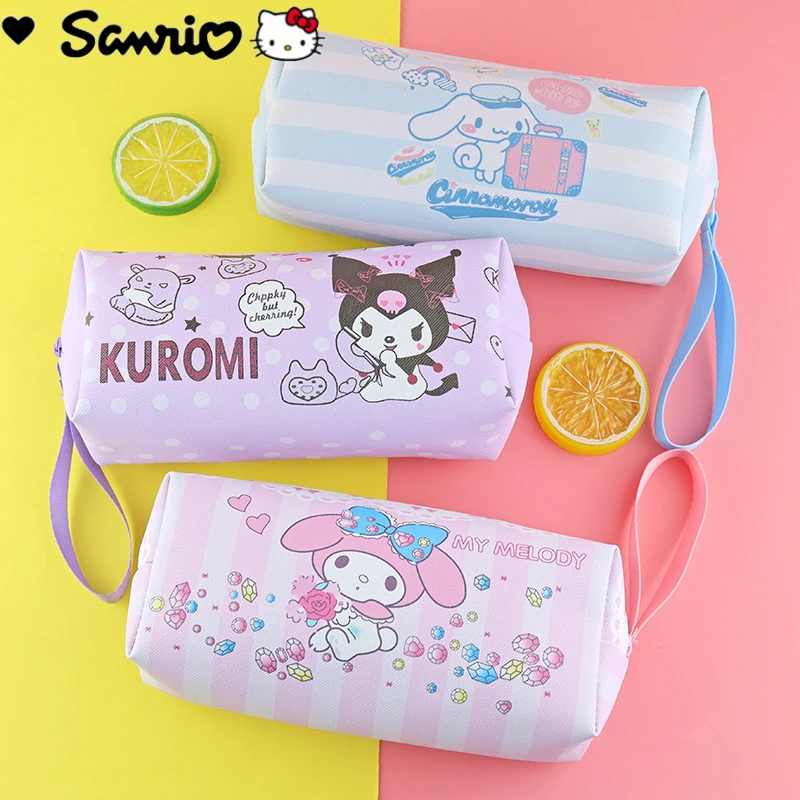 Cinnamoroll Melody Pen Cute Pencil Case Stationery Box Pu Pen Bag