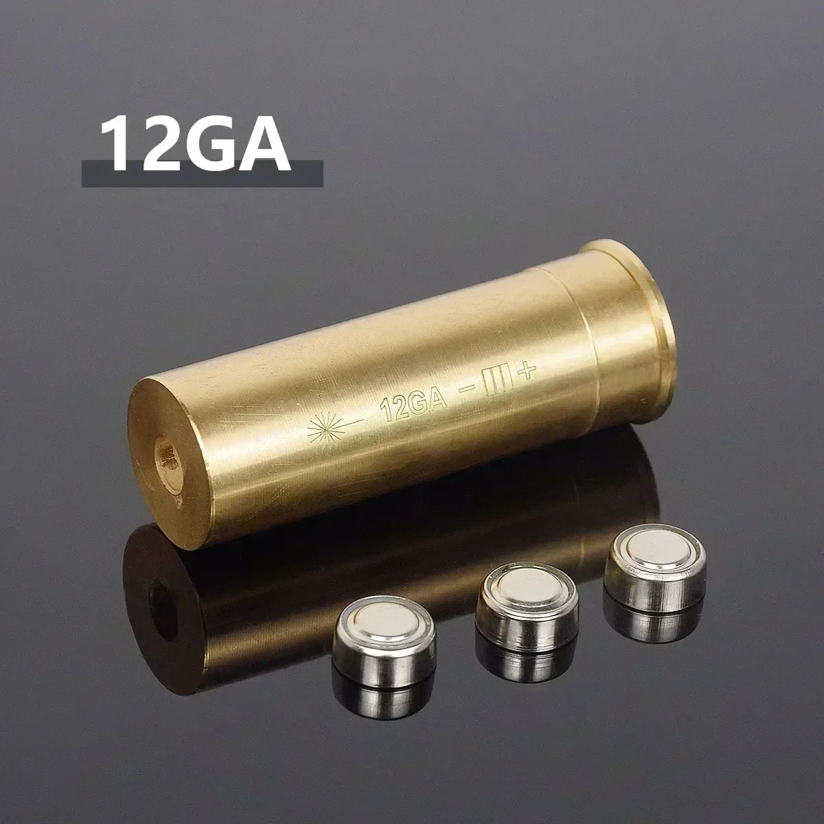 Laser bore sight 12GA 20GA 5.45x39 7.62x39 9x19mm .223 .308 .338 gauge red training bullet CAL cartridge caliber
