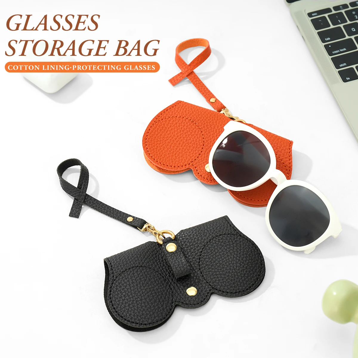 Glasses Storage Bag, Sunglasses Storage Bag, Hanging Sunglasses Portable Storage Box, Hanging Bag, Sunglasses Case, Myopia Glasses Clip