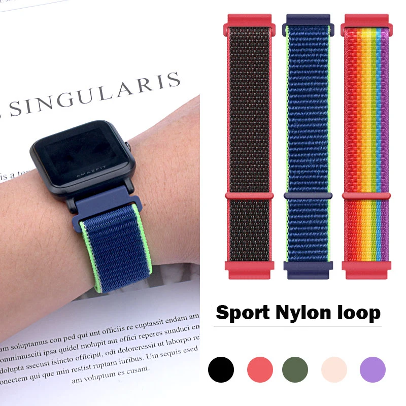 Premium Nylon Loop Sport Strap - 20mm/22mm Watch Band