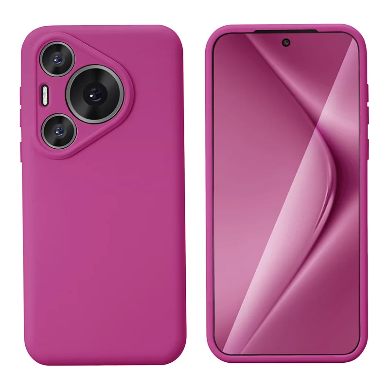 Shockproof Soft Liquid Silicone Case with Skin Fleece and Precise Cutouts