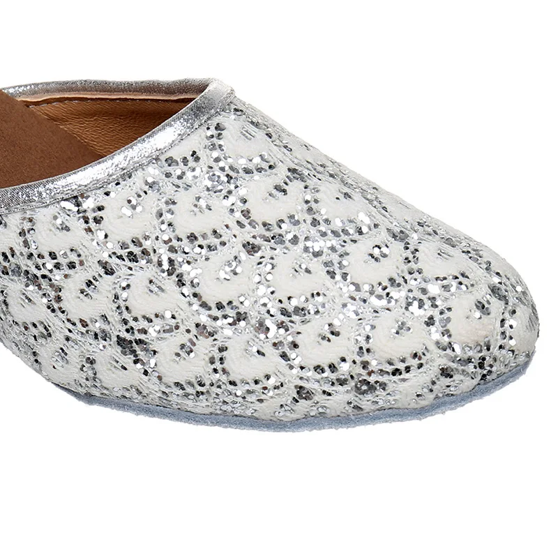 グリッターサルサダンスシューズ女性ラテンダンスシューズ女性サルサ