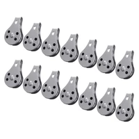 2Pieces 316 Stainless Steel Pulley Single Wheel Lifting Pulley Tools 1