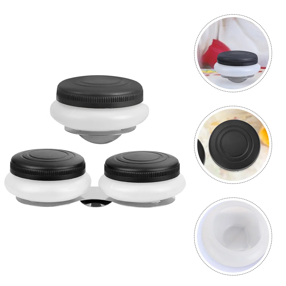 

2 Pcs Stainless Steel Oil Pot Double Palette Cup Dipper Painting Container Mouth Portable Pots