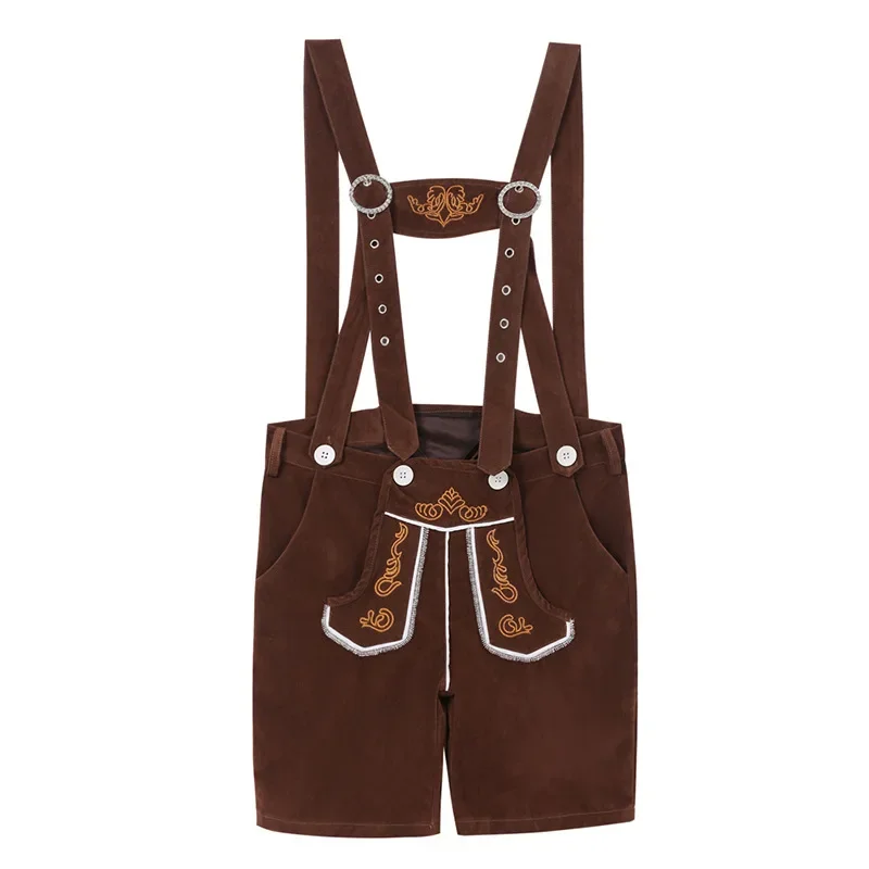 

Женский костюм на Октоберфест Lederhosen, нарядное платье, брюки на бретельках для взрослых, одежда для ролевых игр, костюмы для пивной вечеринки
