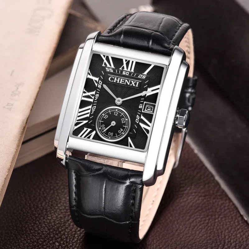 CHENXI 8216 Orologi al quarzo casual da uomo Elegante quadrante