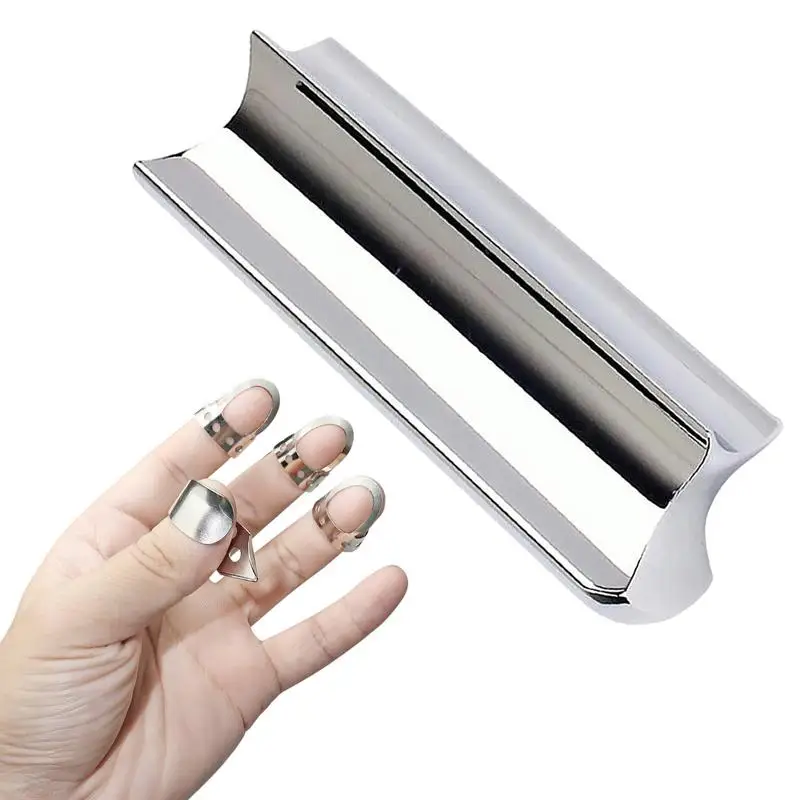 Chitarra Slide Tone Bar Chitarra Slide Metal Steel Tone Bar Per Dobro Acciaio Inossidabile Hawaii Chitarra Elettrica Chitarra Bass Lap Slide