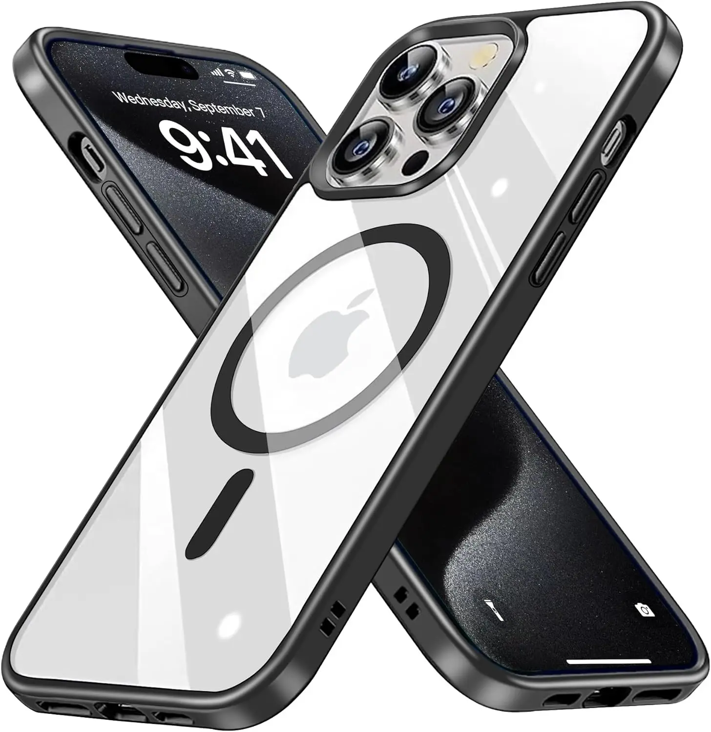 Crystal Clear Anti-Yellowing MagSafe Compatible Phone Case