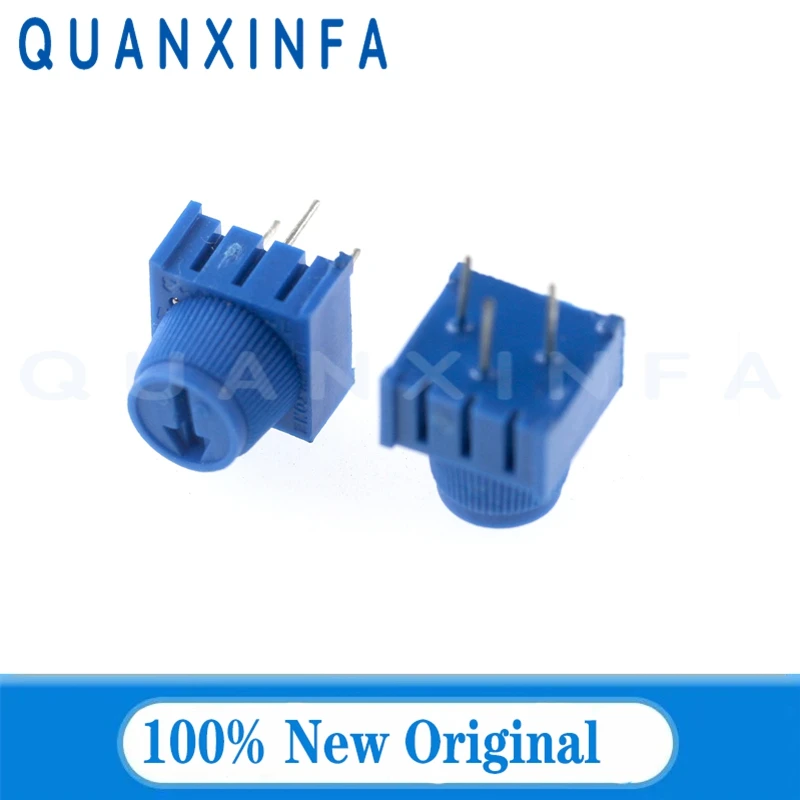 50PCS 3386P 3386P-1-103 104 500 ohm 500R 1K 2K 5K 10K 20K 50K 100K 200K ...