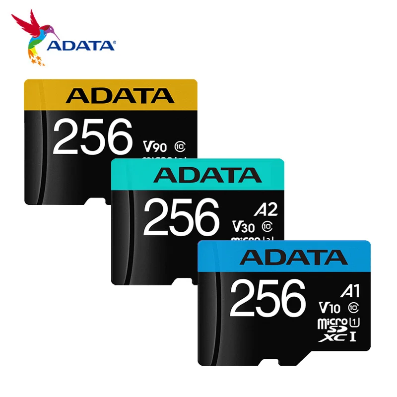ADATA Micro SD 128GB 256GB 512GB 메모리 카드 32GB 64GB TF 플래시 카드 U1 U3 4K 8K