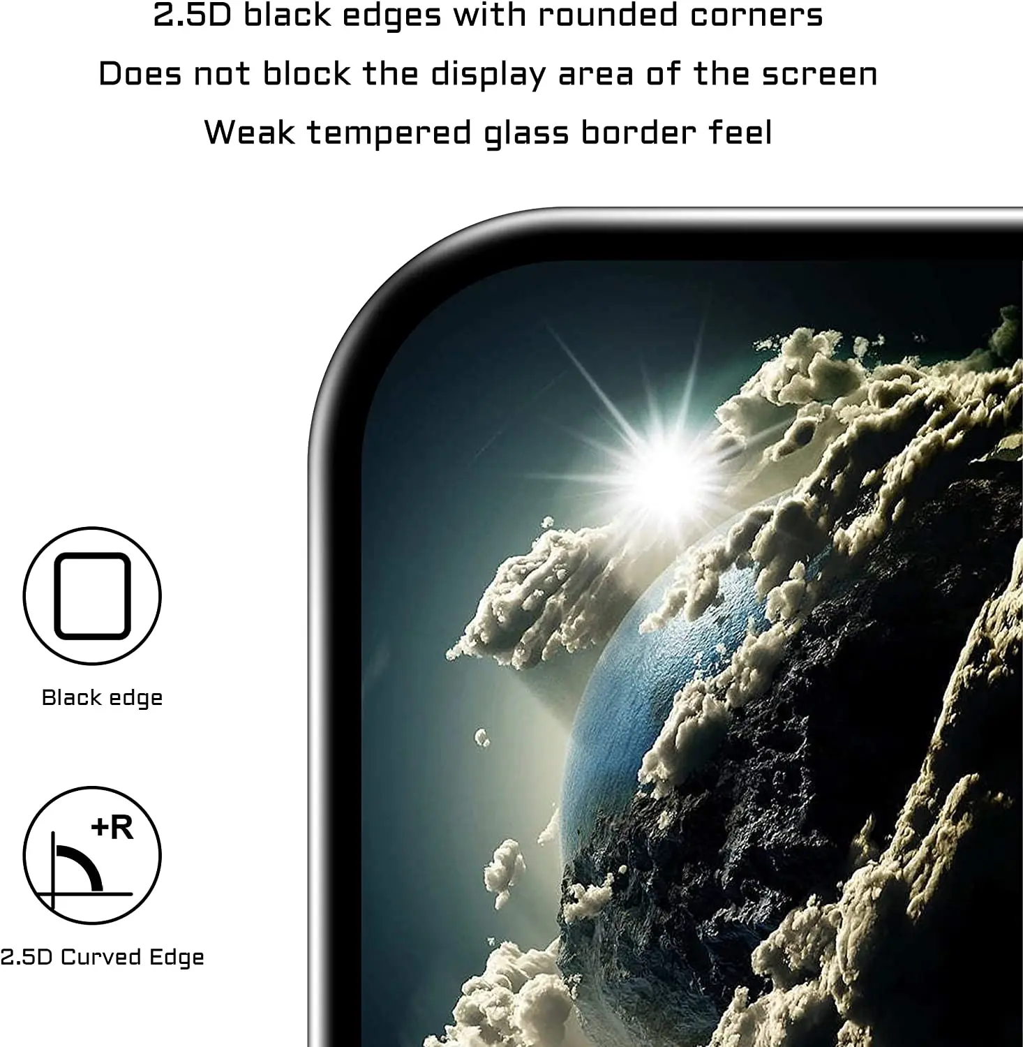 Premium Tempered Glass Screen and Camera Lens Protector