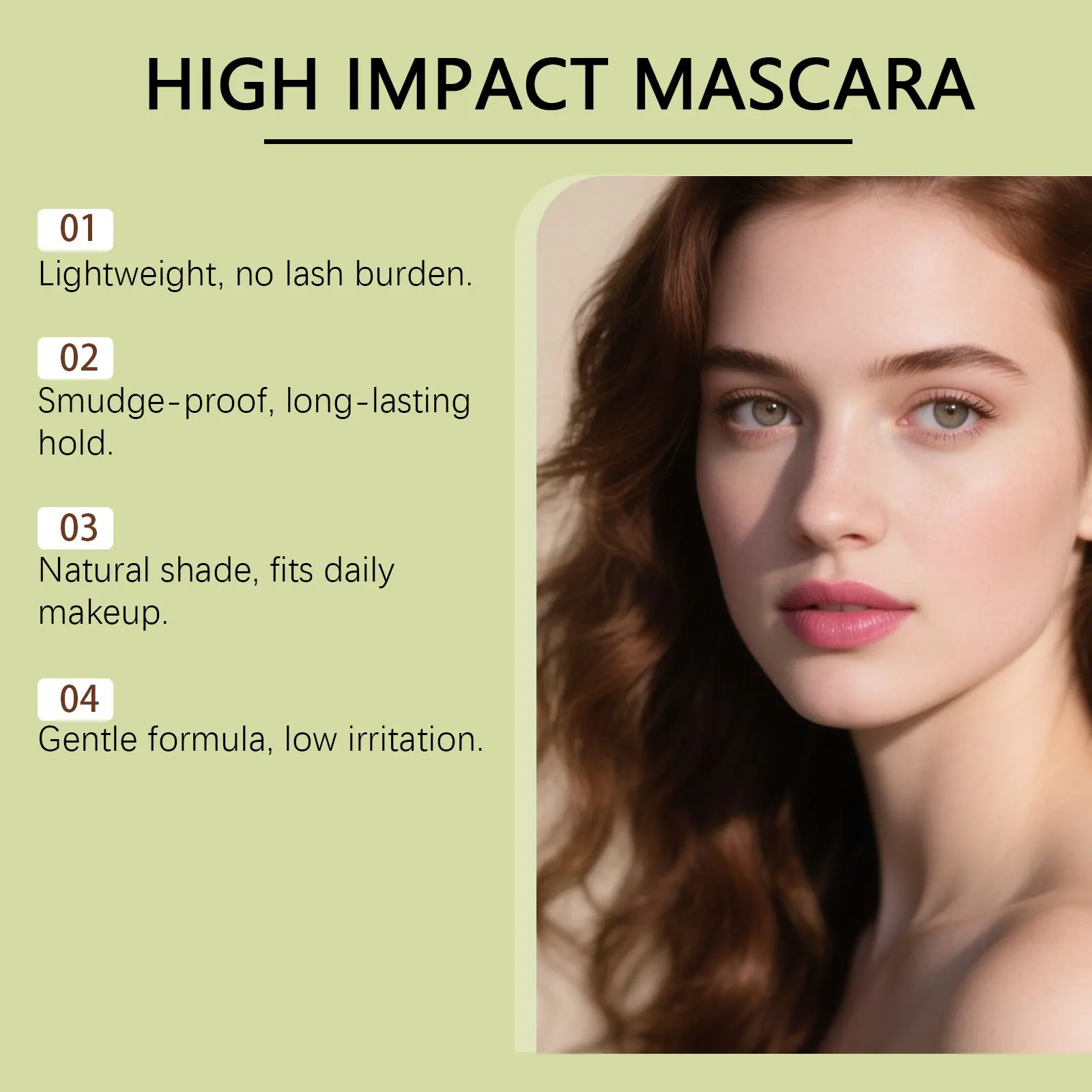 Mascara volume noir marron brosse spirale cils imperméable_voghion.com
