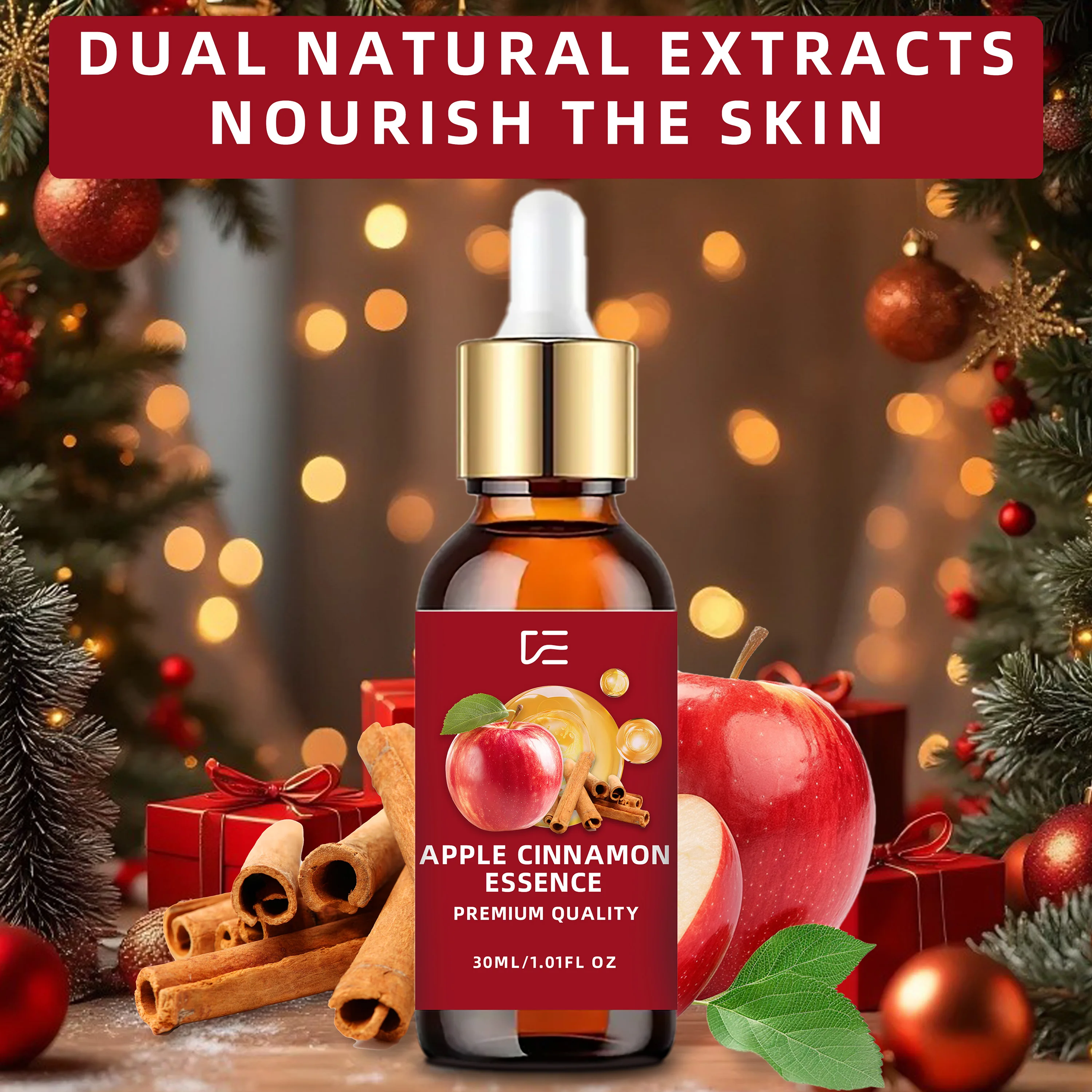 Apple Cinnamon Hydrating & Firming Essence - Daily Skincare Essential
