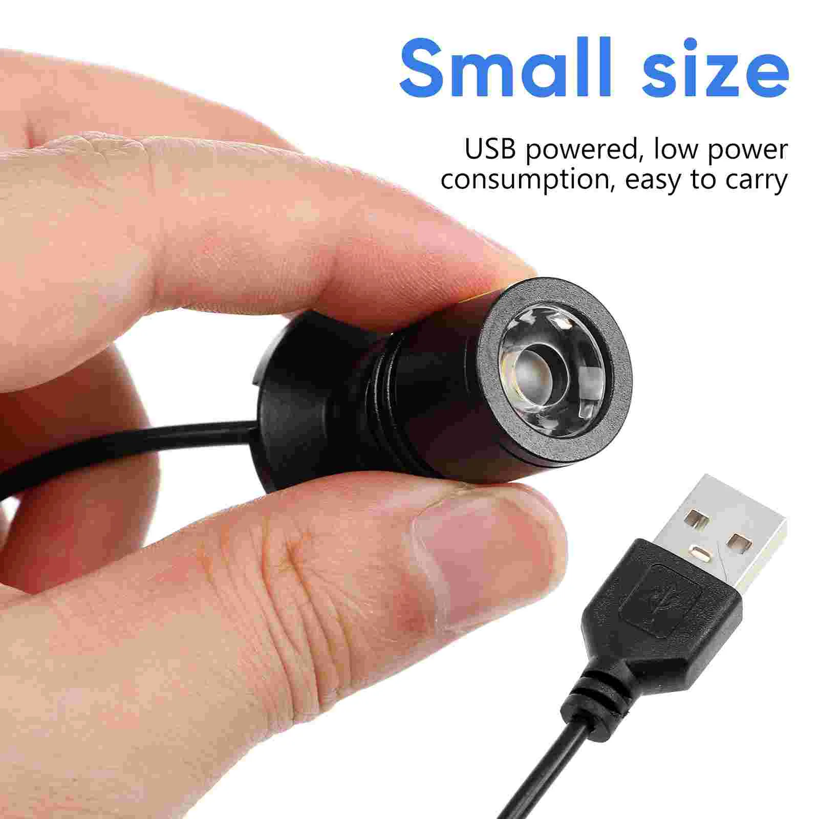 LED USB 스포트라이트 쥬얼리 쇼케이스 소형 스포트라이트, 휴대용 스포트라이트, 캐비닛 천장 회전 홈 파티 장식